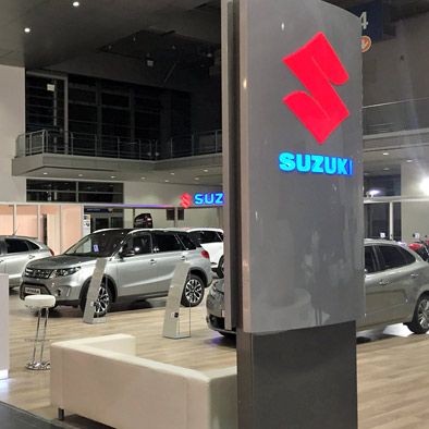 Stoisko targowe dla firmy Suzuki